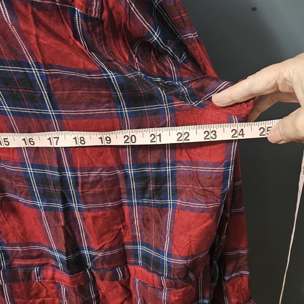 Old Navy Plaid Mini Shirtdress Plus Size 2X - Picture 4 of 7